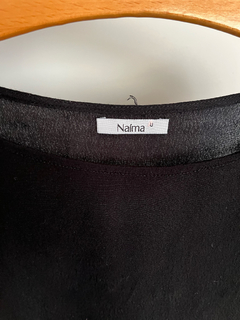 Blusa negra lisa Naima Talle U - comprar online