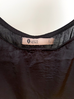 Musculosa Negra Justa Petra Poliéster Talle S No Jazmin Cher - FASHION MARKET BA