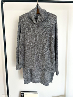 sweater lana express gris cuello talle s en internet