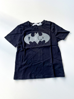 Remera H&m Negro Batman Talle 4-6 Años