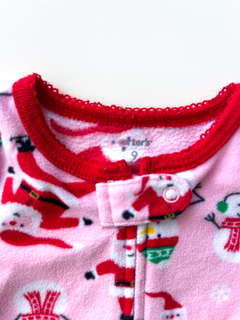 Entero Pijama Polar Navideño Niña Niño Rosa Carters 9 Meses en internet