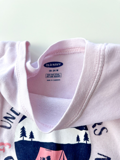 Remera pijama niña rosa estampado carpa en el campo Old Navy 18/24 meses - comprar online