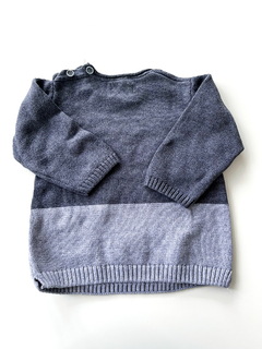 Sweater Zara niño gris tejido tigre talle 18-24 meses - FASHION MARKET BA