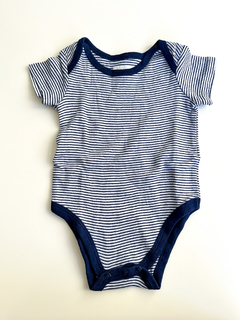 Body first impressions mangas cortas azul talle 0-3 meses