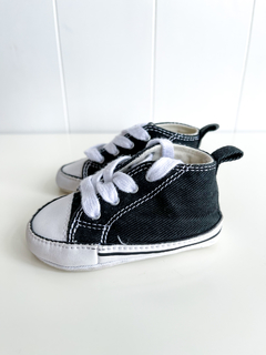 Zapatillas bebe converse talle 3us negro - tienda online