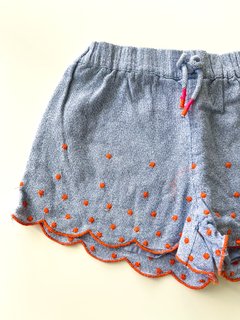 Short Zara Niña Nena 3 - 4 Años Celeste Con Puntitos en internet