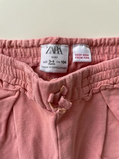 Jogging Zara Niña Nena 3 - 4 Años Rosa Con Voladito - comprar online