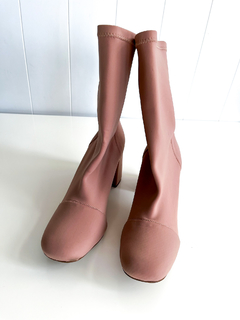 Botas Rotunda Color Nude Talle 39