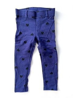 Pantalon H&m Niña Nena Talle 2 - 3 Años Muy Suave Corazones