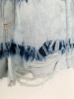 Short Zara Jean Con Efecto Desteñido Talle 34 - tienda online