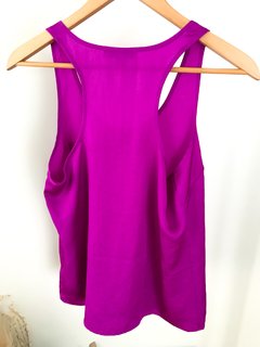 Musculosa Forever 21 lisa S crudo y M fucsia - tienda online