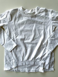 Remera Zara Niña Nena 5 Años Blanca con elastico abajo - FASHION MARKET BA