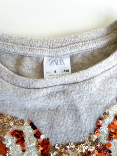 Sweater Zara Niña Beige Ciervo Talle 8 Años - FASHION MARKET BA