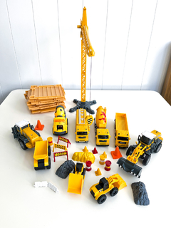 Juego De Construccion Niños Incluye Algunos Camiones Cat - comprar online