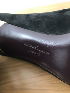 Zapatos Stilettos Salvatore Ferragamo T 39 1/2 Casi Sin Uso - tienda online