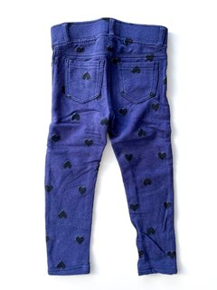 Pantalon H&m Niña Nena Talle 2 - 3 Años Muy Suave Corazones en internet