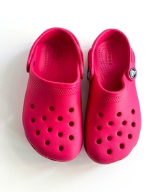 Crocs Clasicas Fucsia Niña Talle 11