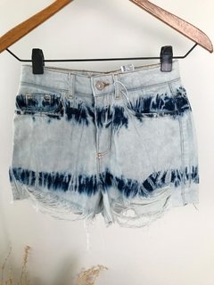 Short Zara Jean Con Efecto Desteñido Talle 34 - FASHION MARKET BA