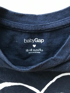 Remera Gap Nena - Talle 12 A 18 Meses - Usado en internet