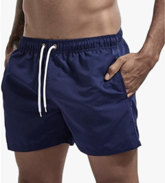 Short De Baño Liso De Hombre - tienda online