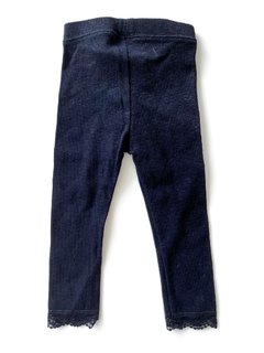 Calza Old Navy Niña Nena 2 Años Negra Con Encaje Abajo - comprar online