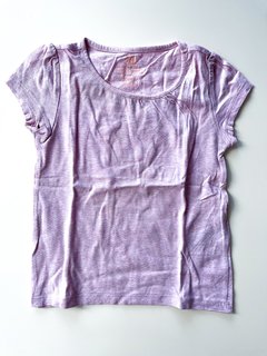 Remera H&m Niña Nena 2 - 4 Años Manga Corta Rosa Lisa