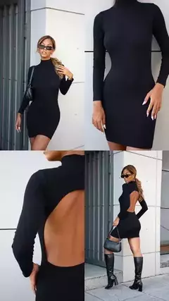 Vestido Corto Con Espalda Descubierta en internet