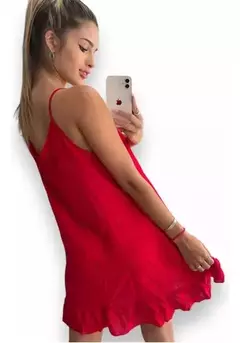 Vestido Solero Con Volados Liviano - comprar online