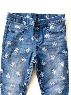 Jean H&m Niña Nena 4 - 5 Años Celeste Con Unicornios - comprar online