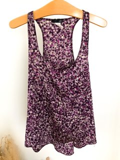 Musculosa estampada Aqua talle S traida de USA - comprar online