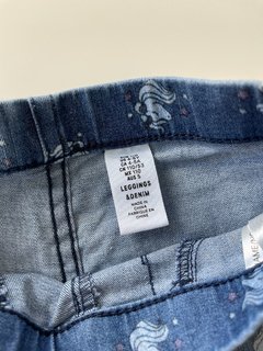 Jean H&m Niña Nena 4 - 5 Años Celeste Con Unicornios - tienda online