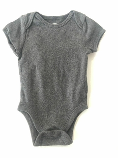 Body bebe Old Navy gris oscuro Talle 3-6 Meses