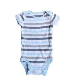 Body mangas cortas Carters Talle NB blanco con rayas