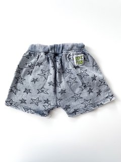 Short Zara Bebe Gris Estampa Estrellas Talle 9-12 Meses - comprar online