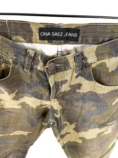 Pantalon De Jean Camuflado Ona Saez Talle 34 - tienda online