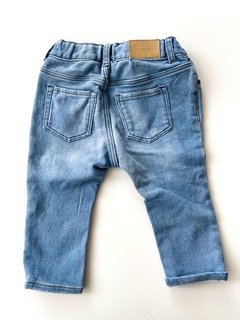 Jean H&m Celeste Con Roturas Talle 9-12 Meses - comprar online