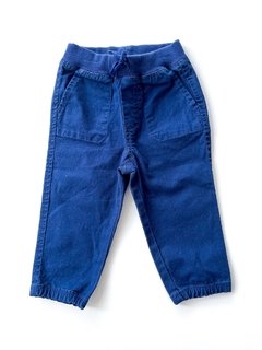 Pantalon Azul Polo Ralph Lauren Bebe Talle 12 Meses