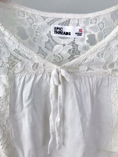 Remera Niña Epic Threads Con Encaje - De Usa - En 2 Talles - comprar online