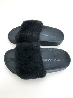 Sandalias Ojotas Pantuflas Pelo Steve Madden T 13 Us - tienda online