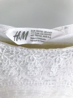 Remera H&m Niña Nena Calada Adelante 6 - 8 Años en internet