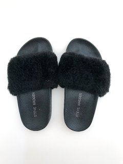 Sandalias Ojotas Pantuflas Pelo Steve Madden T 13 Us - comprar online