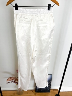 Pantalon Ginebra Blanco Satinado Talle 2 en internet