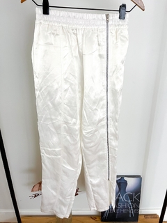 Pantalon Ginebra Blanco Satinado Talle 2 - comprar online