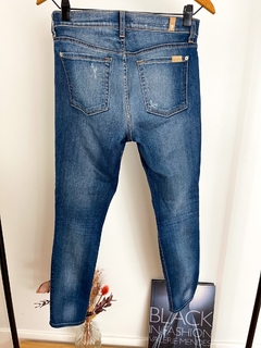 Jean For All 7 Mankind Azul Con Roturas Talle 27 Skinny Fit en internet