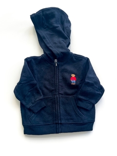 Campera Polo Ralph Lauren Bebe Negra Osito Bordado Talle 9 M - comprar online