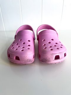 Crocs Niñas Nena Rosa Us 9 Casi Sin Uso