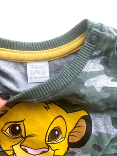 Remera Camuflada Disney Simba El Rey Leon Talle 12-18 Meses - FASHION MARKET BA