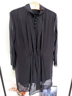 Vestido Negro Trosman Talle 44 - comprar online