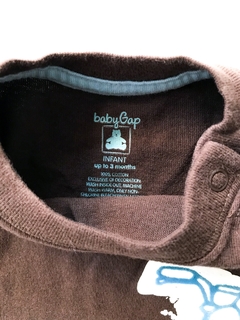 Remera Marron Gap Baby Talle 3 Meses en internet