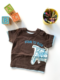 Remera Marron Gap Baby Talle 3 Meses